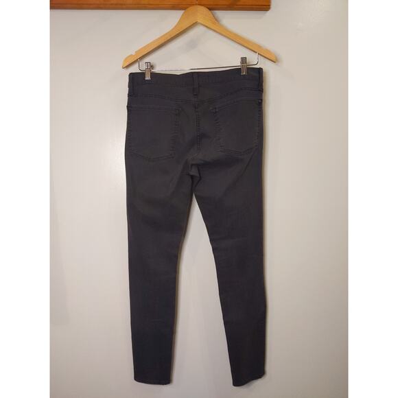 Vince 5 Pocket Skinny Jeans Charcoal Gray USA Made Tencel Cotton Size 26/27 - Picture 2 of 9